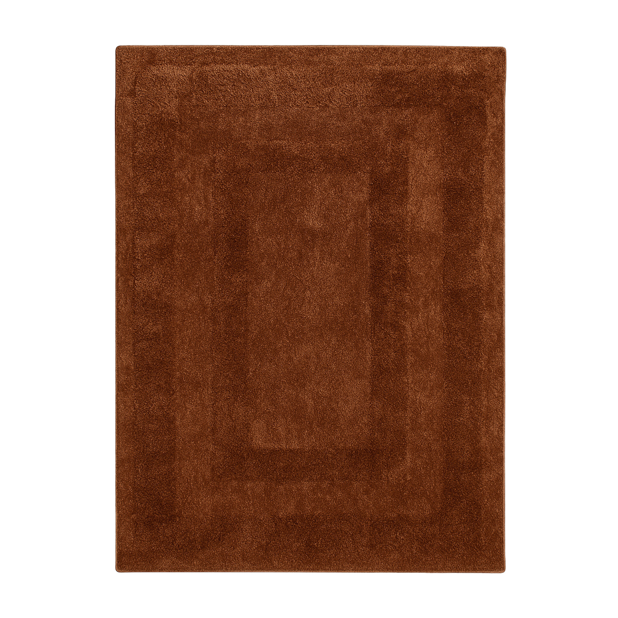 Scandinavisch vloerkleed - Lova Border Terra - sfeer