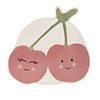 Wasbaar kindervloerkleed - Berry Kersen Rood - thumbnail 1