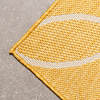 Geometrisch buitenkleed - Faro Ripple Geel  - thumbnail 4