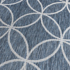 Geometrisch buitenkleed - Faro Ripple Blauw  - thumbnail 3