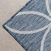 Geometrisch buitenkleed - Faro Ripple Blauw  - thumbnail 4