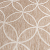 Geometrisch buitenkleed - Faro Ripple Beige - thumbnail 2