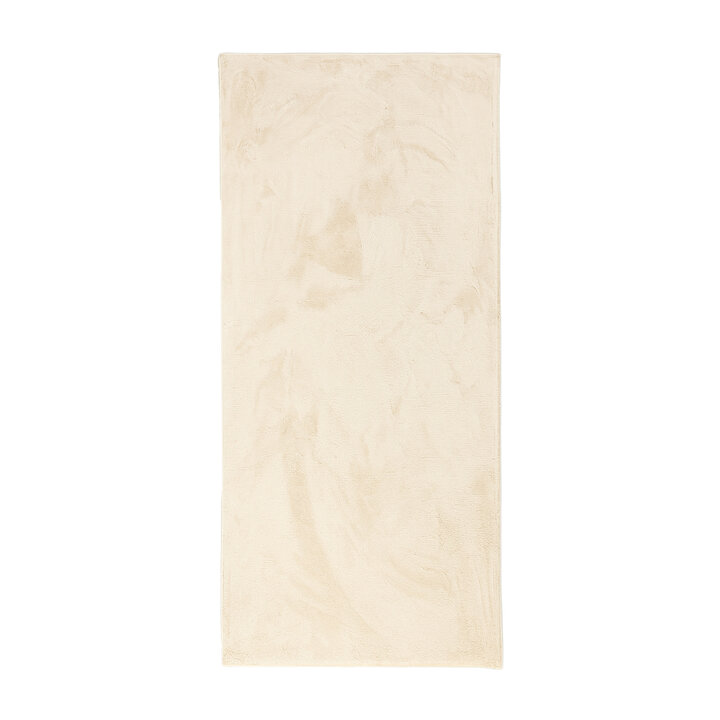 Zacht laagpolige Loper - Cozy Creme