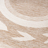 Rond jute buitenkleed - Nusa Orbit Beige/Creme - thumbnail 3