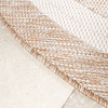 Rond jute buitenkleed - Nusa Orbit Beige/Creme - thumbnail 5