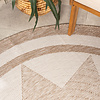 Rond jute buitenkleed - Nusa Sun Beige/Creme  - thumbnail 2