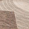 Rond jute buitenkleed - Nusa Sun Bruin/Beige  - thumbnail 3