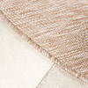 Rond jute buitenkleed - Nusa Flower Beige/Creme  - thumbnail 5
