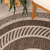 Rond jute buitenkleed - Nusa Medallion Bruin/Beige  - thumbnail 2