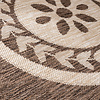 Rond jute buitenkleed - Nusa Medallion Bruin/Beige  - thumbnail 3