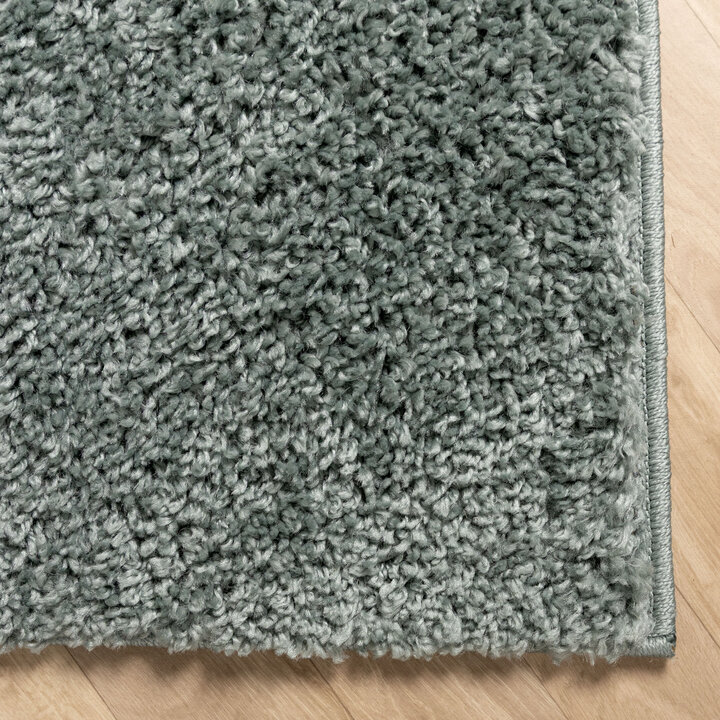 Hoogpolig vloerkleed - Wish Blauw/Groen