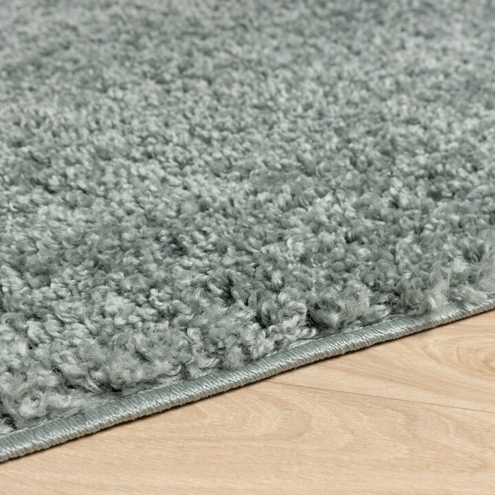 Hoogpolig vloerkleed - Wish Blauw/Groen