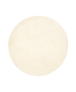 Rond Hoogpolig vloerkleed - Wish Creme
