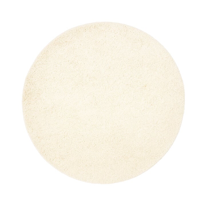Rond Hoogpolig vloerkleed - Wish Creme