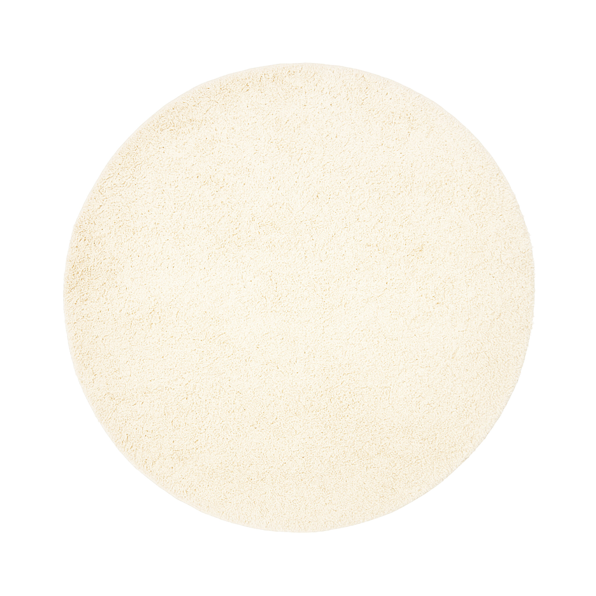 Rond Effen vloerkleed -  Wish Creme - sfeer