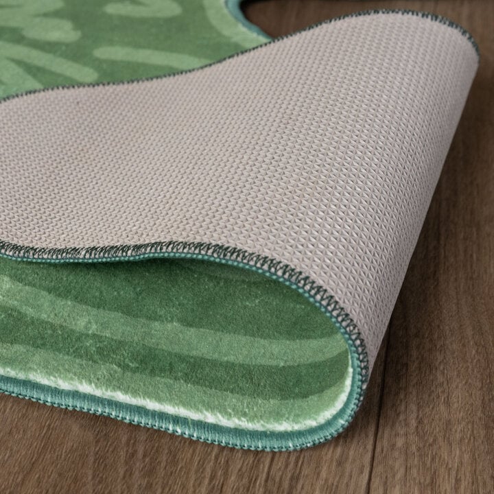 Wasbaar kindervloerkleed - Raf Croco Groen