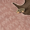 Wasbaar kindervloerkleed - Raf Croco Roze  - thumbnail 2