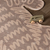 Wasbaar kindervloerkleed - Raf Croco Bruin  - thumbnail 2