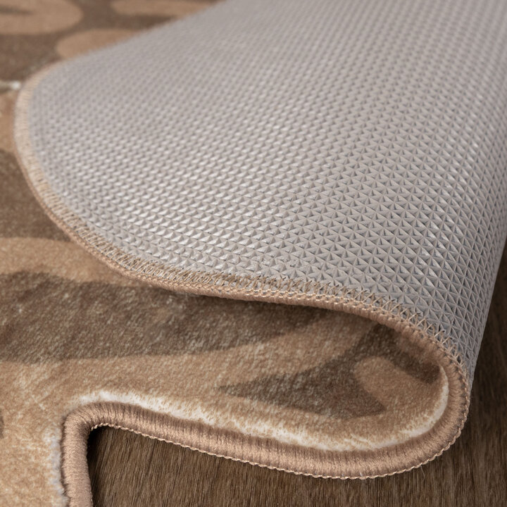 Wasbaar kindervloerkleed - Raf Tijger Taupe 