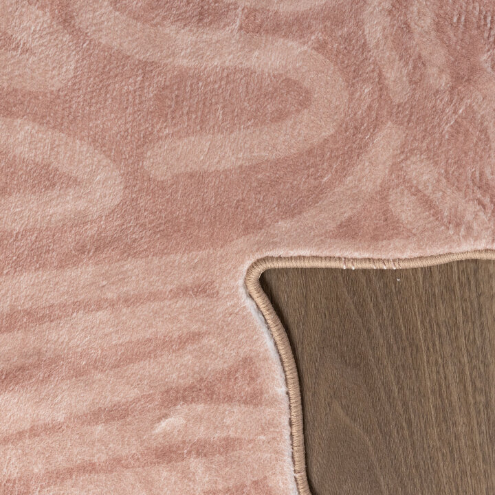 Wasbaar kindervloerkleed - Raf Tijger Roze 