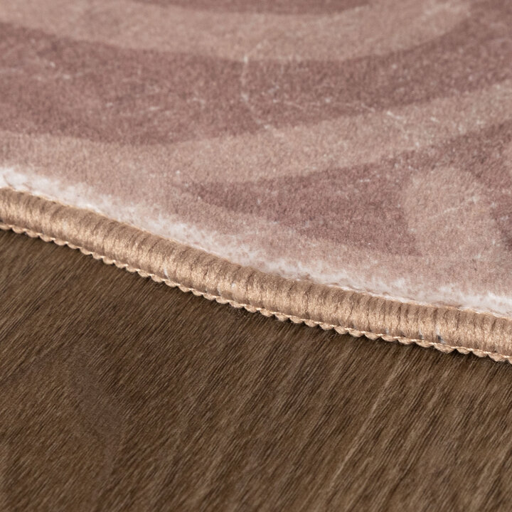 Wasbaar kindervloerkleed - Raf Tijger Bruin 