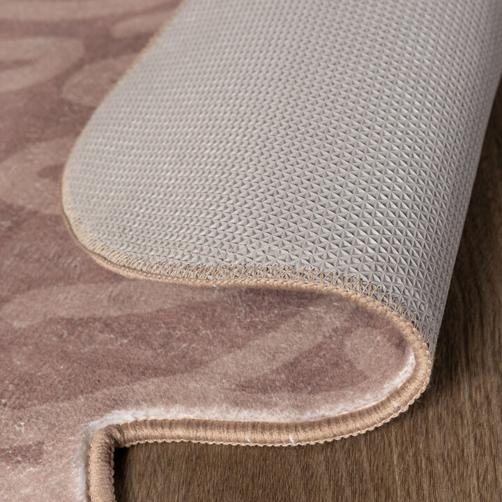 Wasbaar kindervloerkleed - Raf Tijger Bruin 