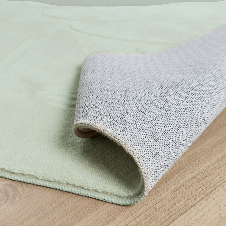 Wasbaar kindervloerkleed - Coco Blad Groen