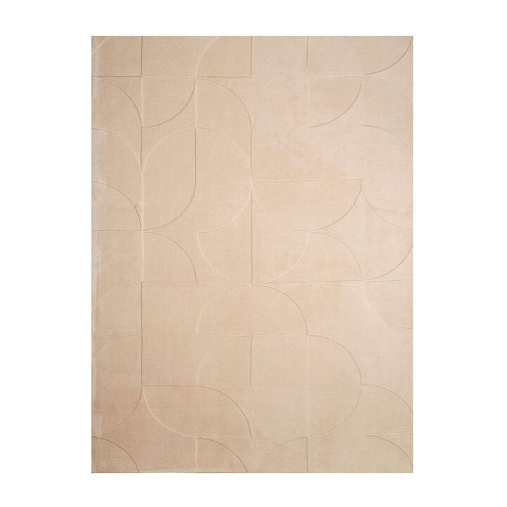 Scandinavisch vloerkleed - Charm Circles Beige