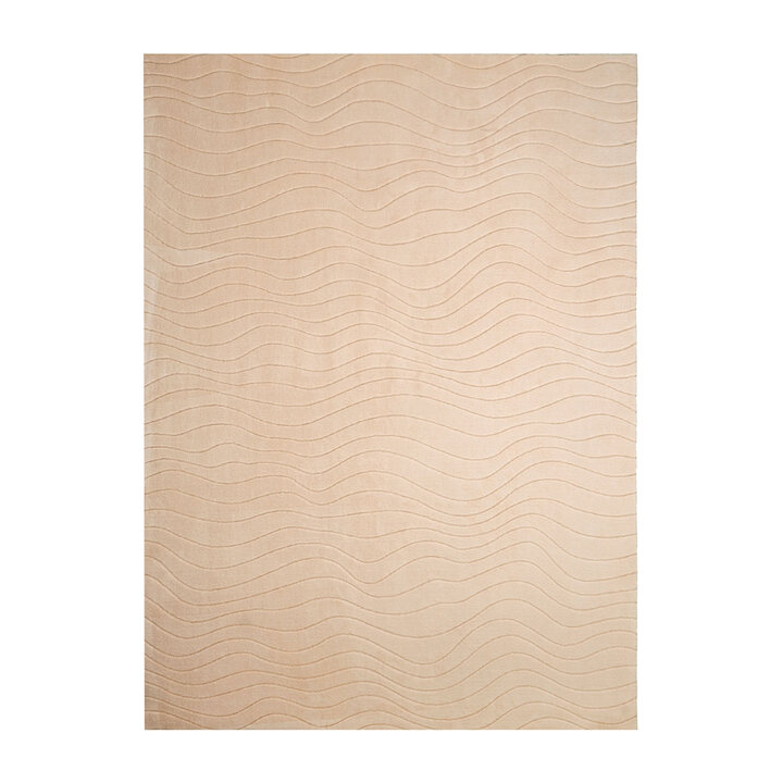 Scandinavisch vloerkleed - Charm Waves Beige
