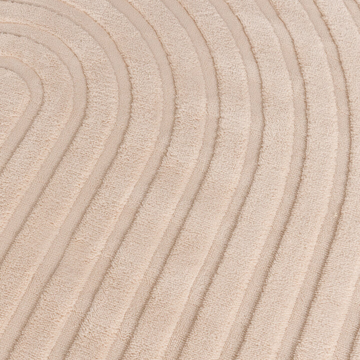 Scandinavisch vloerkleed - Charm Curves Beige