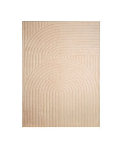 Scandinavisch vloerkleed - Charm Curves Beige