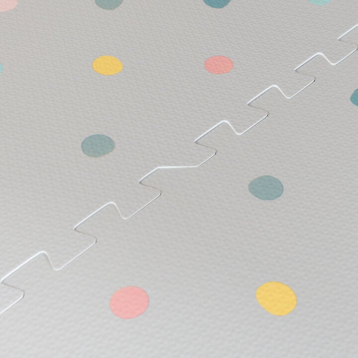 Foam Puzzelmat - Alfie Dots Lichtgrijs