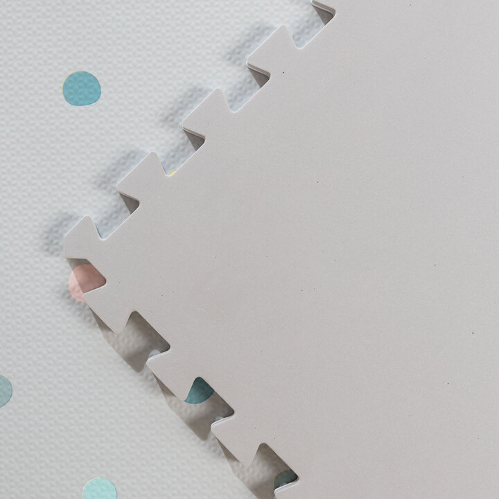 Foam Puzzelmat - Alfie Dots Lichtgrijs