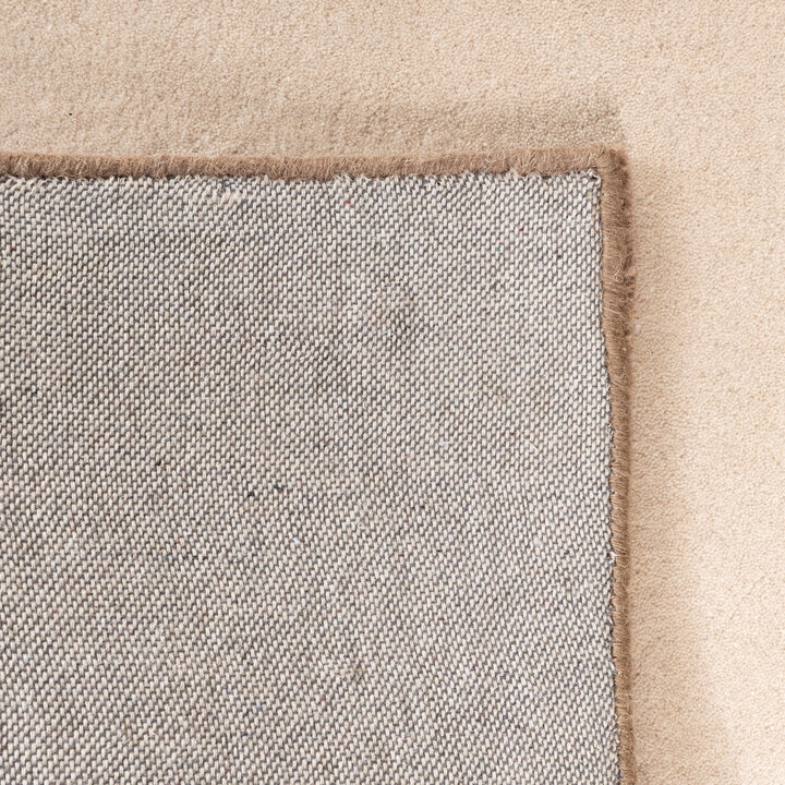 Wollen abstract vloerkleed - Jules Creme/Taupe