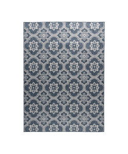Buitenkleed - Rio Flower Blauw