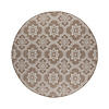 Rond buitenkleed - Rio Flower Beige - thumbnail 1