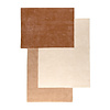 Wollen abstract vloerkleed - Jules Creme/Terra - thumbnail 1