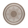Rond jute buitenkleed - Nusa Sun Beige/Creme  - thumbnail 1