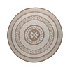 Rond jute buitenkleed - Nusa Medallion Beige/Creme  - thumbnail 1