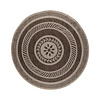 Rond jute buitenkleed - Nusa Medallion Bruin/Beige  - thumbnail 1