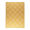 Geometrisch buitenkleed - Faro Ripple Geel  - thumbnail 1