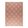 Geometrisch buitenkleed - Faro Ripple Roze  - thumbnail 1
