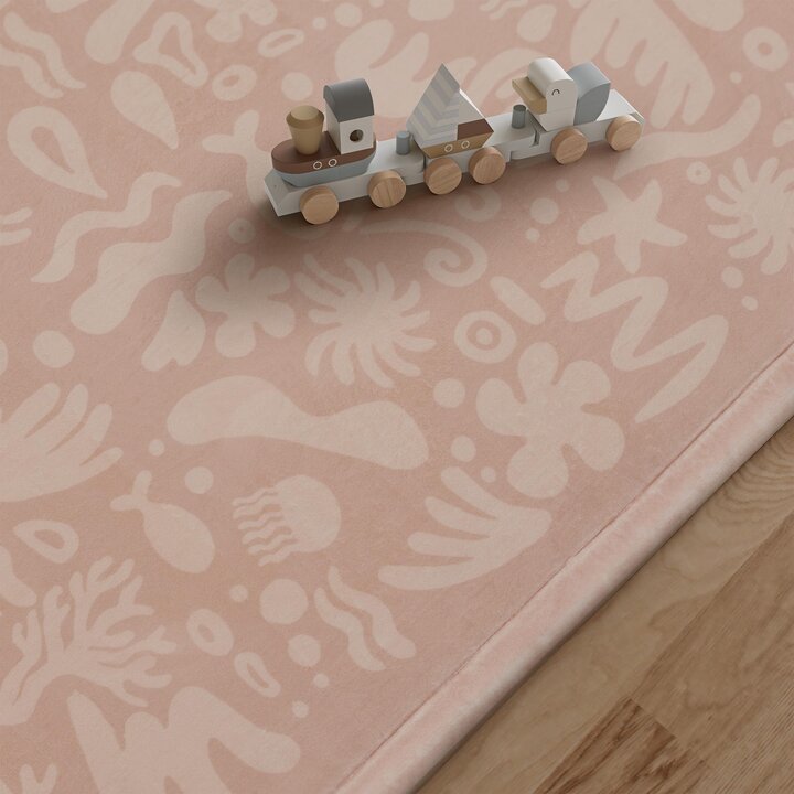 Wasbaar speelkleed - Flo Roze