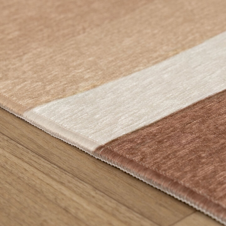 Abstract vloerkleed -  Guus Terracotta