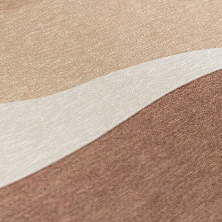 Abstract vloerkleed -  Guus Terracotta