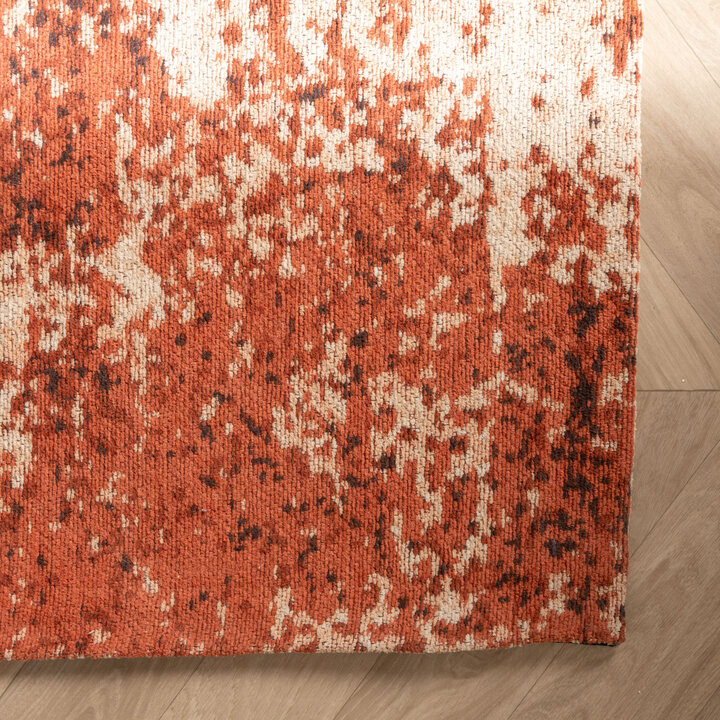Abstract vloerkleed - Candice Terracotta