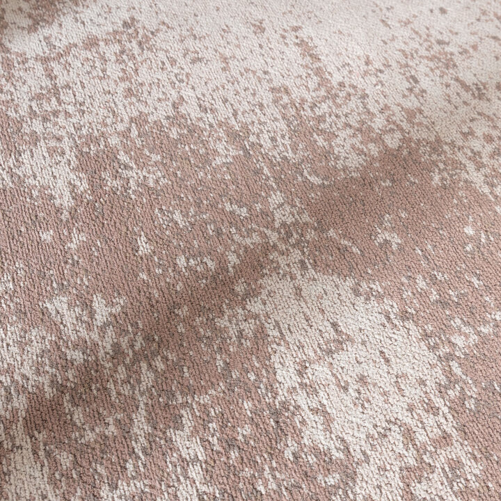 Rond abstract vloerkleed - Candice Taupe