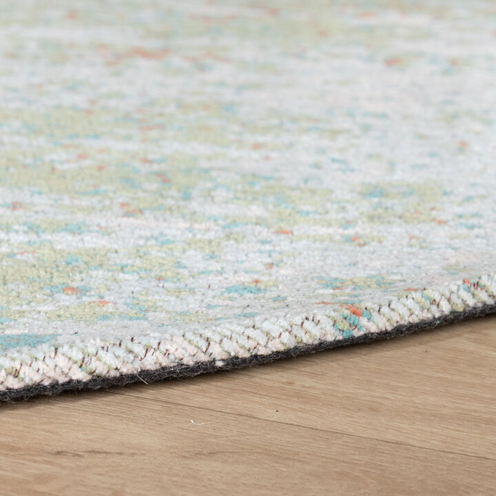 Rond abstract vloerkleed - Candice Mint