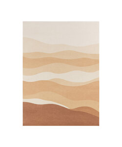 Abstract vloerkleed -  Guus Terracotta