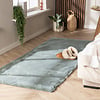 Zachte Hoogpolige loper - Comfy Supreme Blauw/Groen - thumbnail